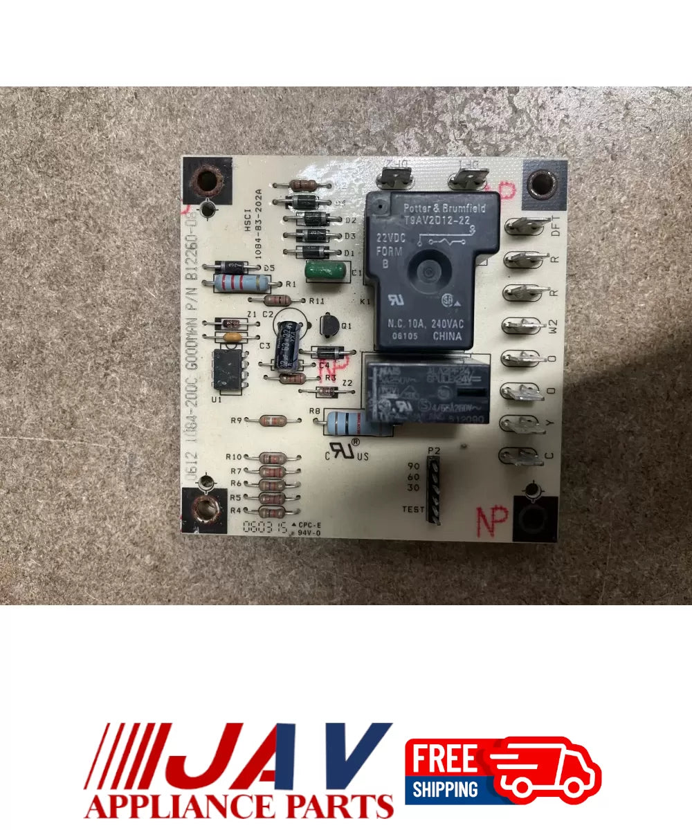 Goodman 1084 83 202A B12260 08 Control Board PID# 17519