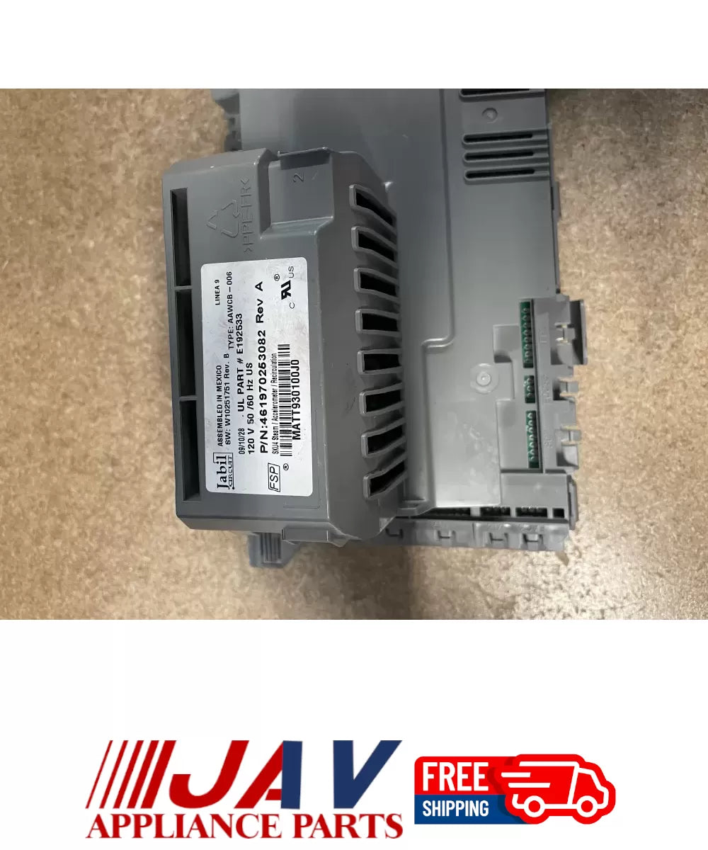 Whirlpool 461970253082 W10326991 Washer Control Board PID# 24556