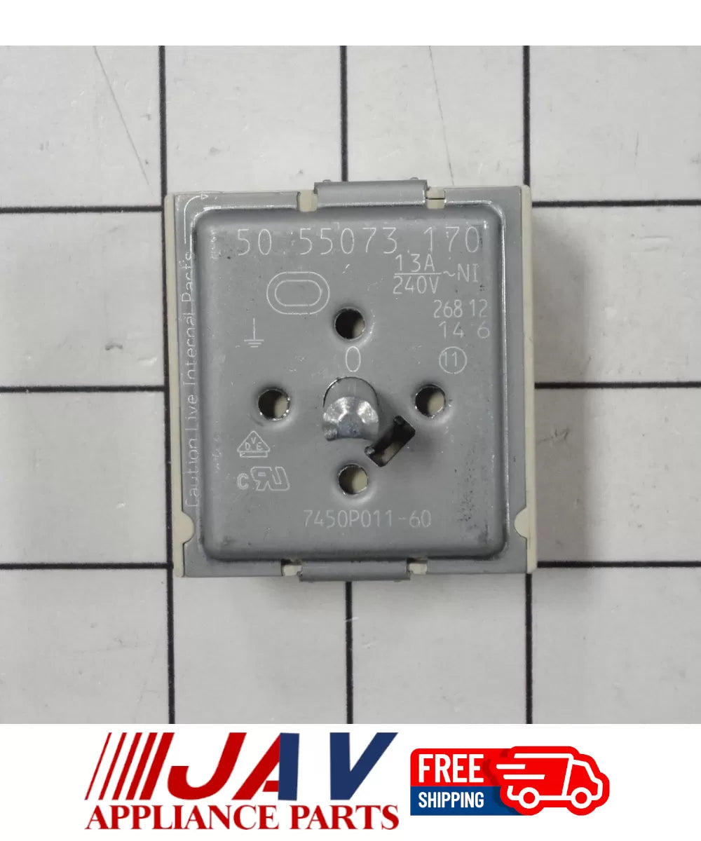 OEM Whirlpool Range Element Control Switch Inv# LR1338