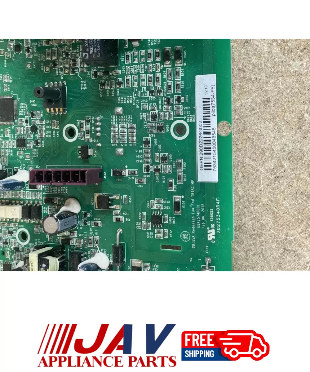 GE WH22X29556 WH18X25896 290D2226G002 Washer Control Board PID# 21611