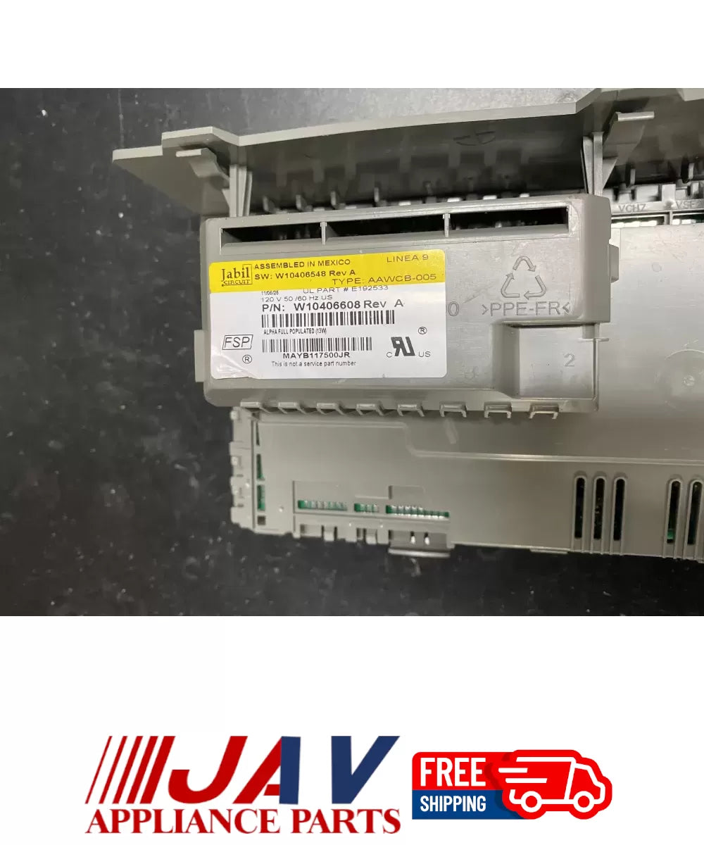 Whirlpool AP5272810 W10354086 W10384504 Washer Control Board PID# 14256