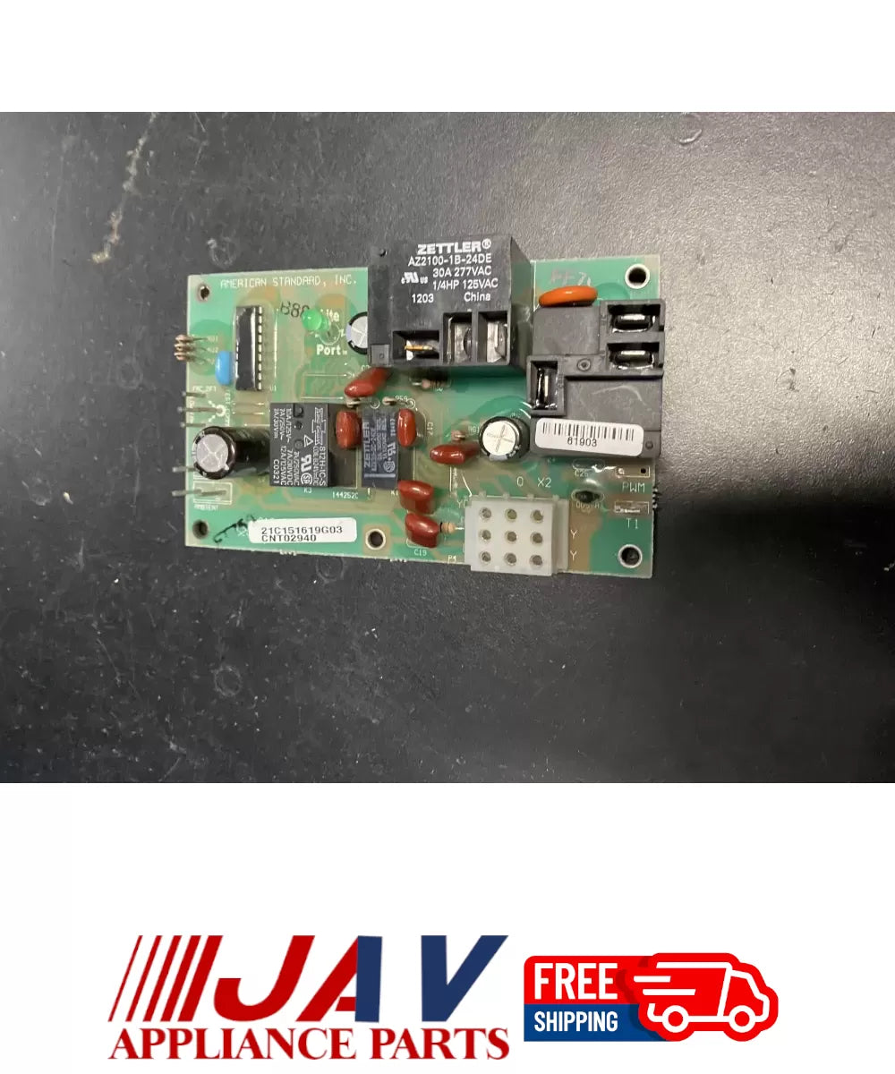 American Standard 21C151619G03 Control Board PID# 22718
