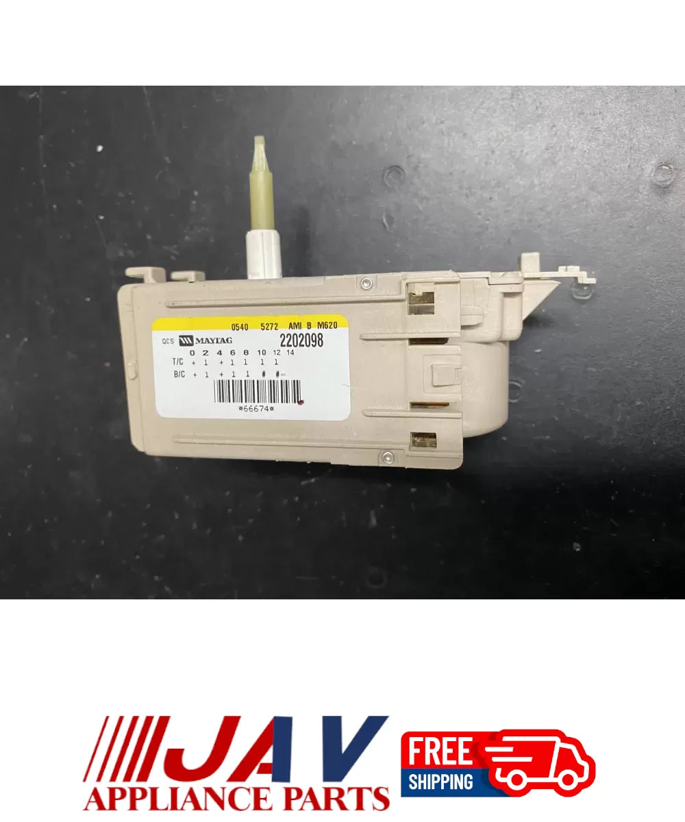 Maytag 2202098 21002232 Washer Timer Control PID# 20596