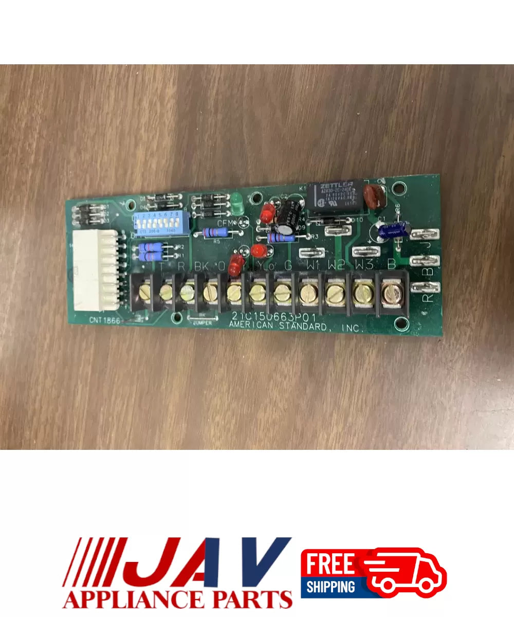 Trane 21C150663P01 Cnt1866 Control Board American Standard PID# 28093