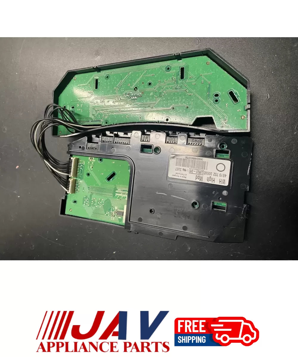 Whirlpool 4619 702 30692 461970230692 Washer Control Board UI PID# 17265