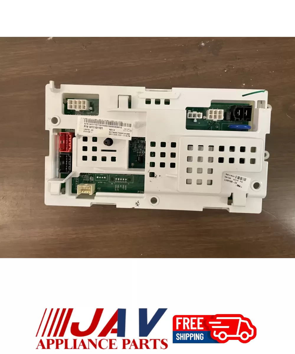 Whirlpool AP6285268 W11101101 W11170319 Washer Control Board PID# 37547