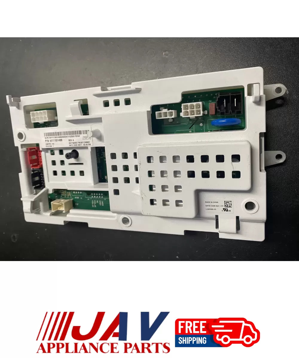 Whirlpool AP6284497 W11101488 W11162438 Washer Control Board PID# 17290