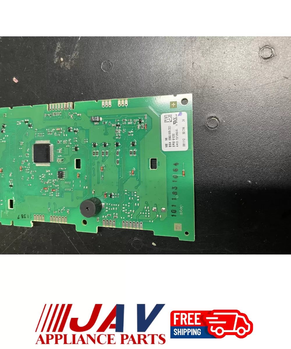 Bosch Washer 5560009233 Control Board PID# 22598