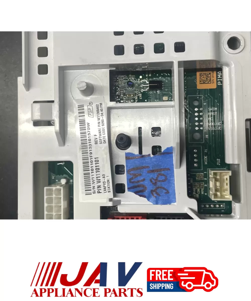 Whirlpool AP6285268 W11101101 W11170319 Washer Control Board PID# 36504