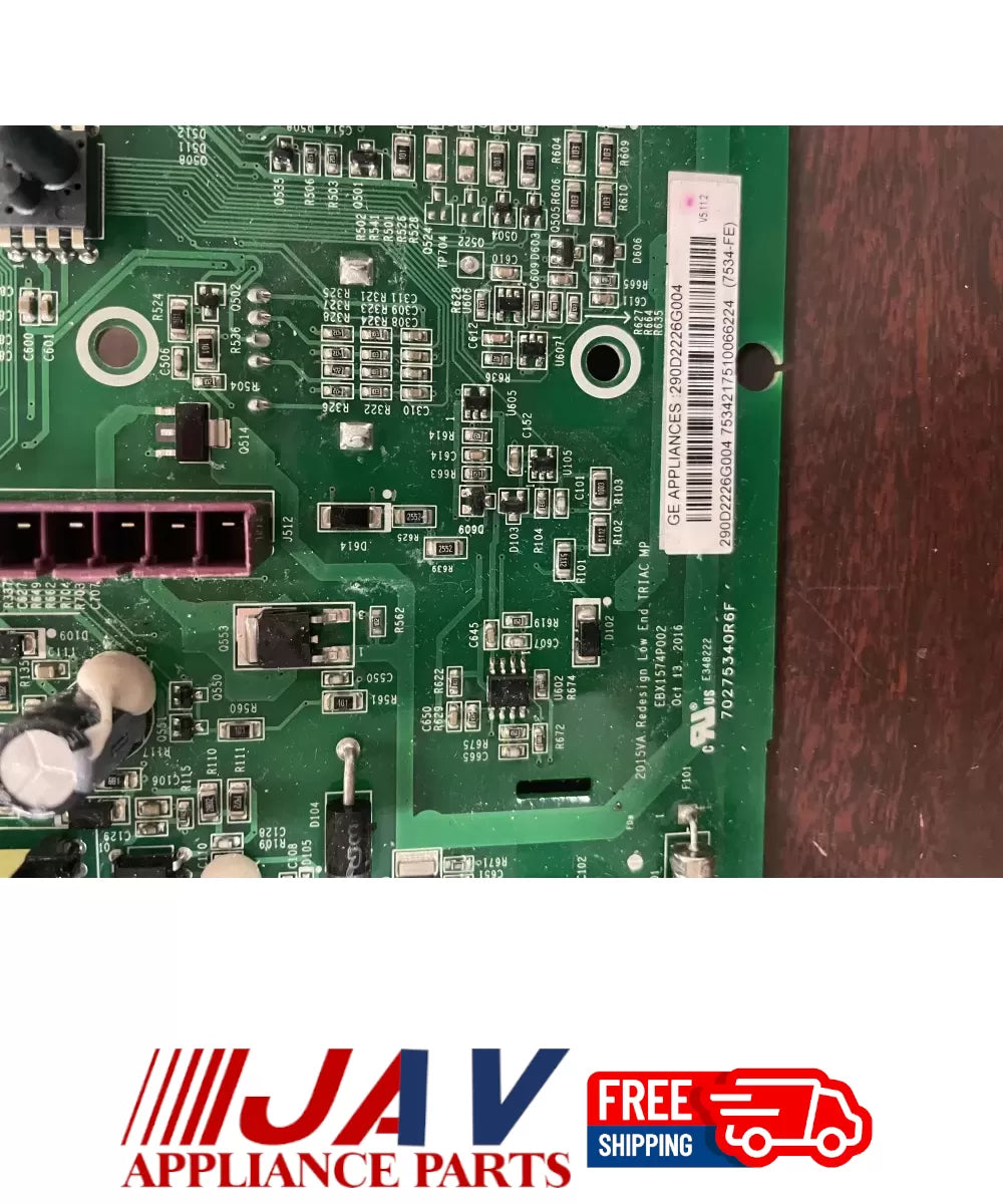 GE 290D2226G004 Washer Control Board PID# 36730