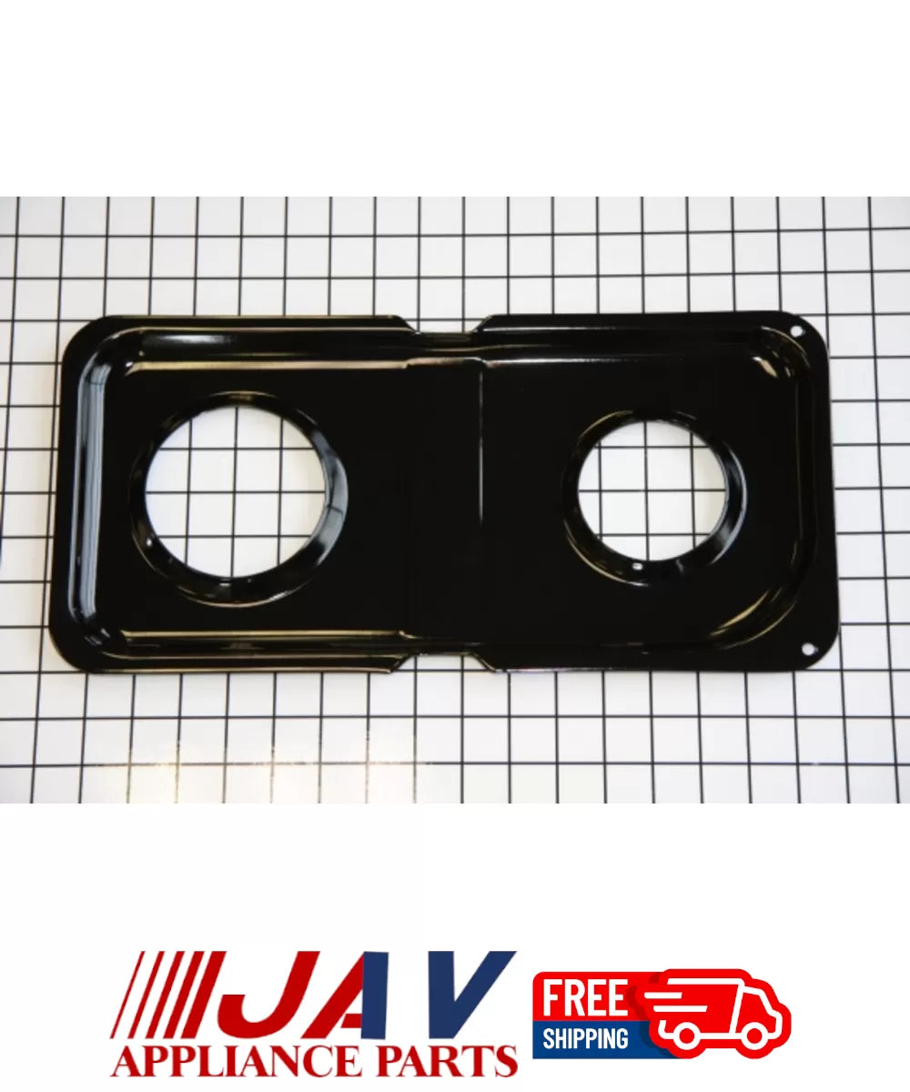 OEM Jenn-Air Range Double Burner Drip Pan Black Inv# LR3684