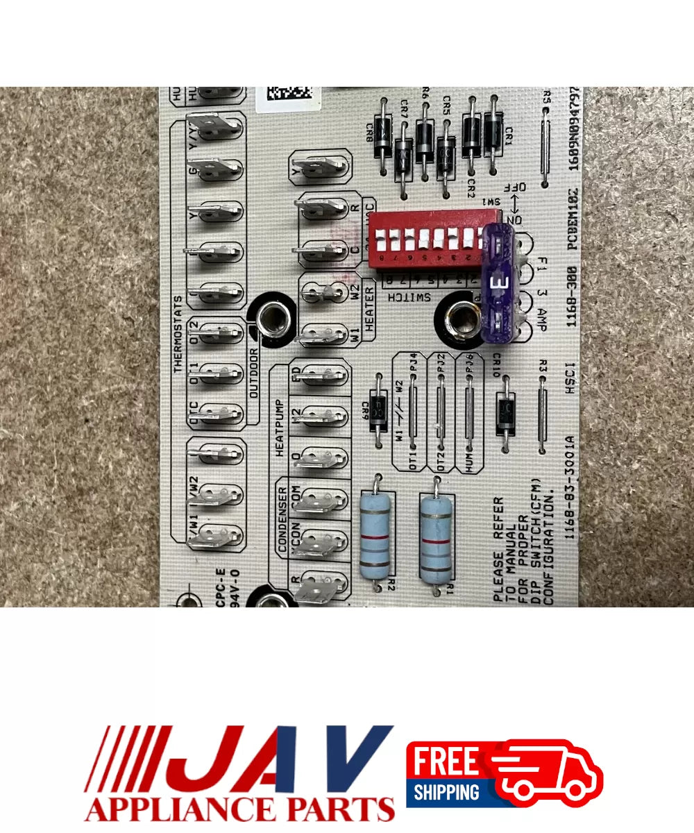 Goodman Amana 1168 300 Pcbem102 Furnace Control Board Ecm PID# 17465
