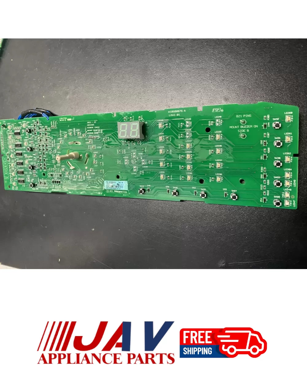 Whirlpool Kenmore W10583043 Washer Control Board Interface PID# 21529