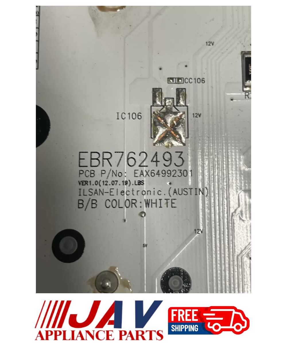 LG Washer Control Board INVREF# 842