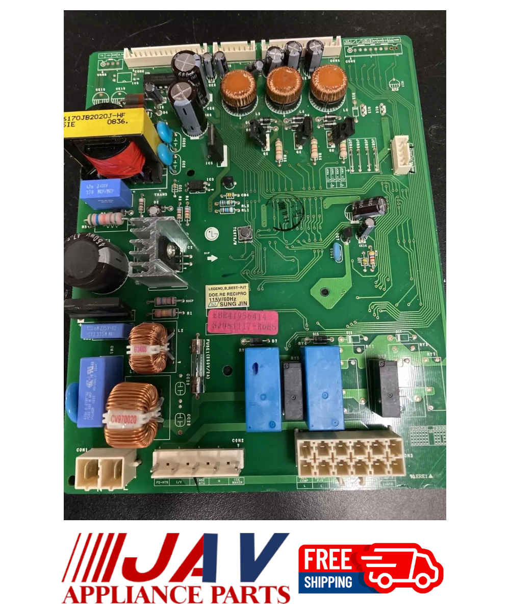 LG Refrigerator Main Control Board INVREF# 1923