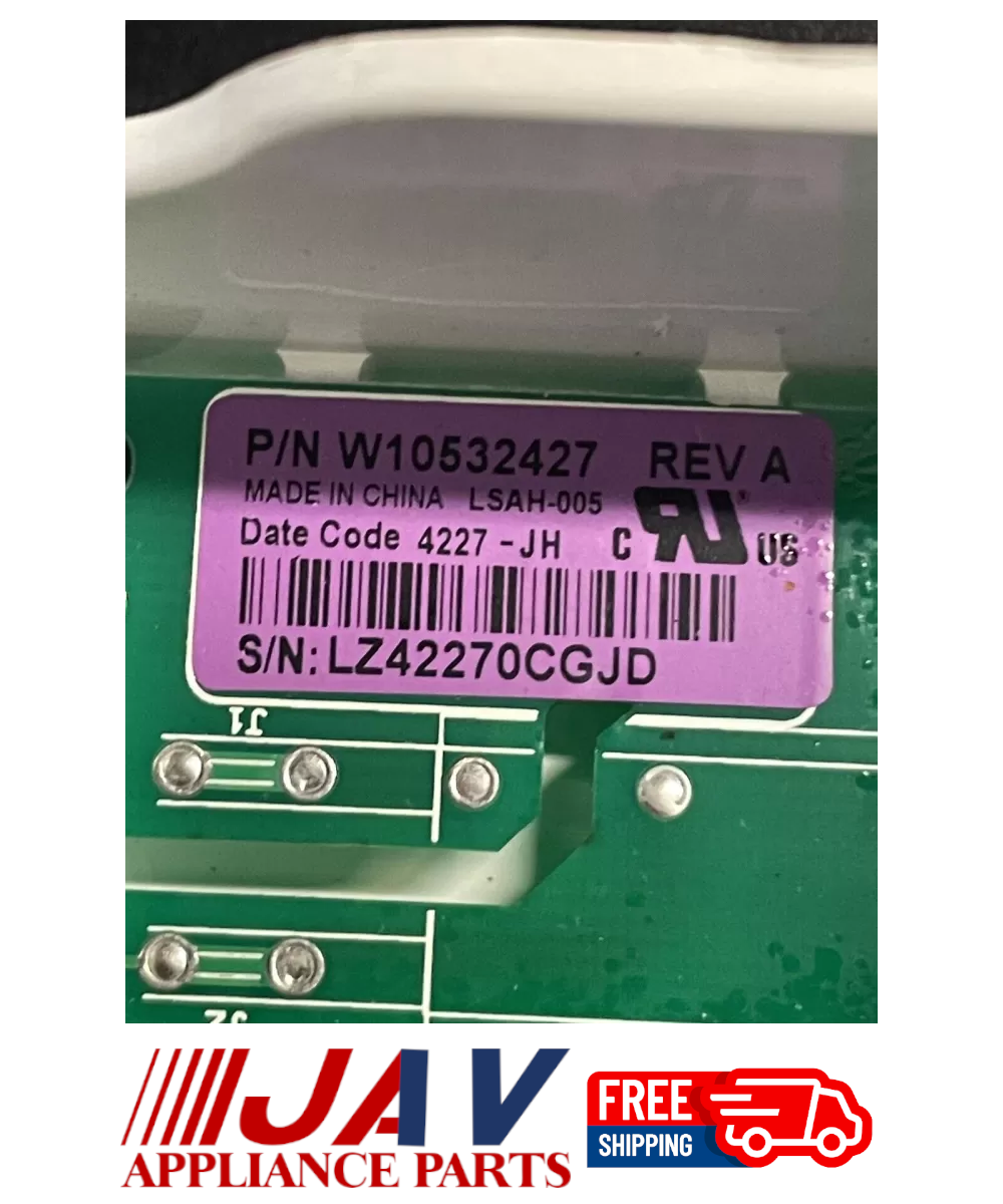 Whirlpool Dryer Control Board INVREF# 1404