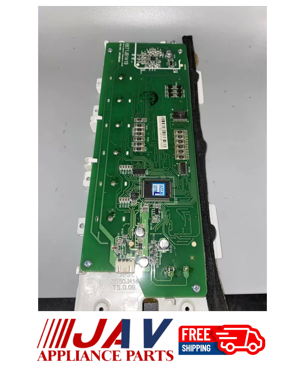 LG Refrigerator Dispenser Display Control Board INVREF# 1576