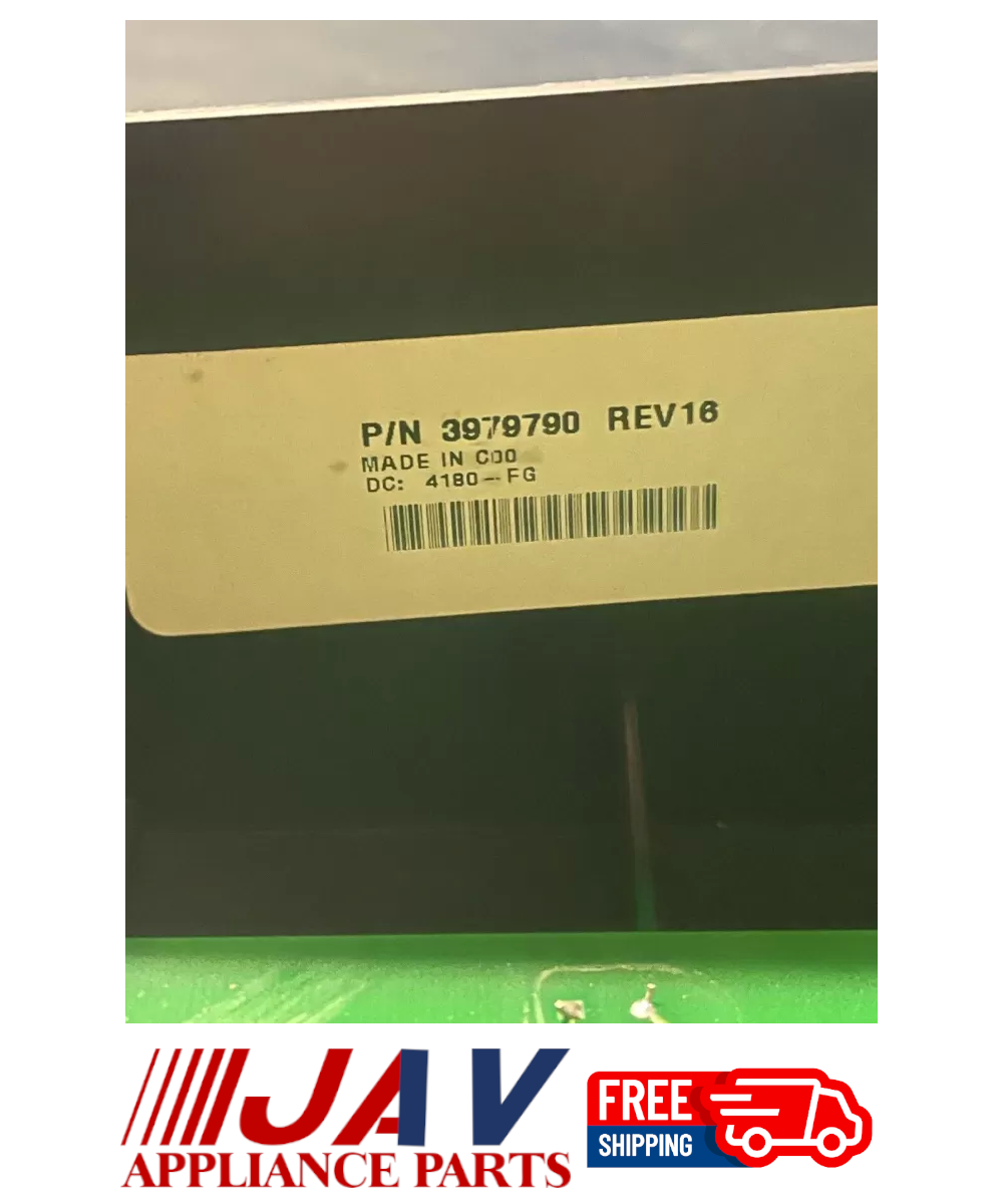 Whirlpool Dryer Control Panel INVREF# 1428