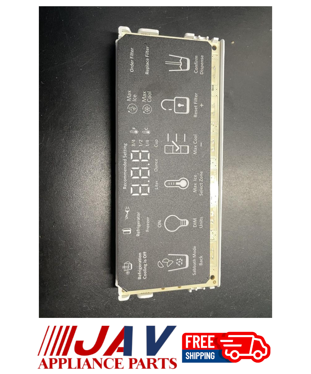 KitchenAid Refrigerator Display Control Board INVREF# 1646