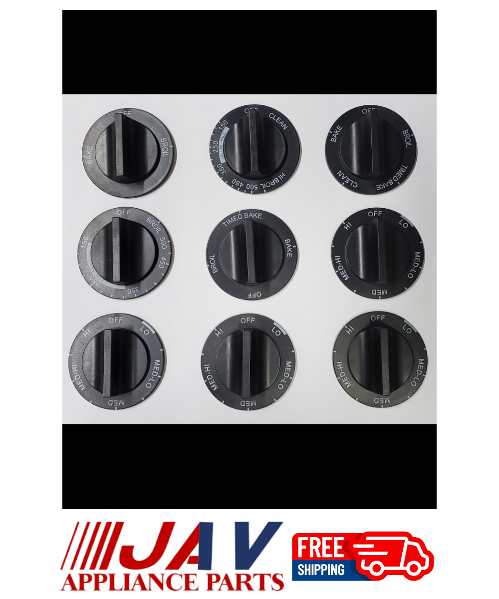 GE Whirlpool Kenmore Electric Range Burner Oven Knobs CM00J683