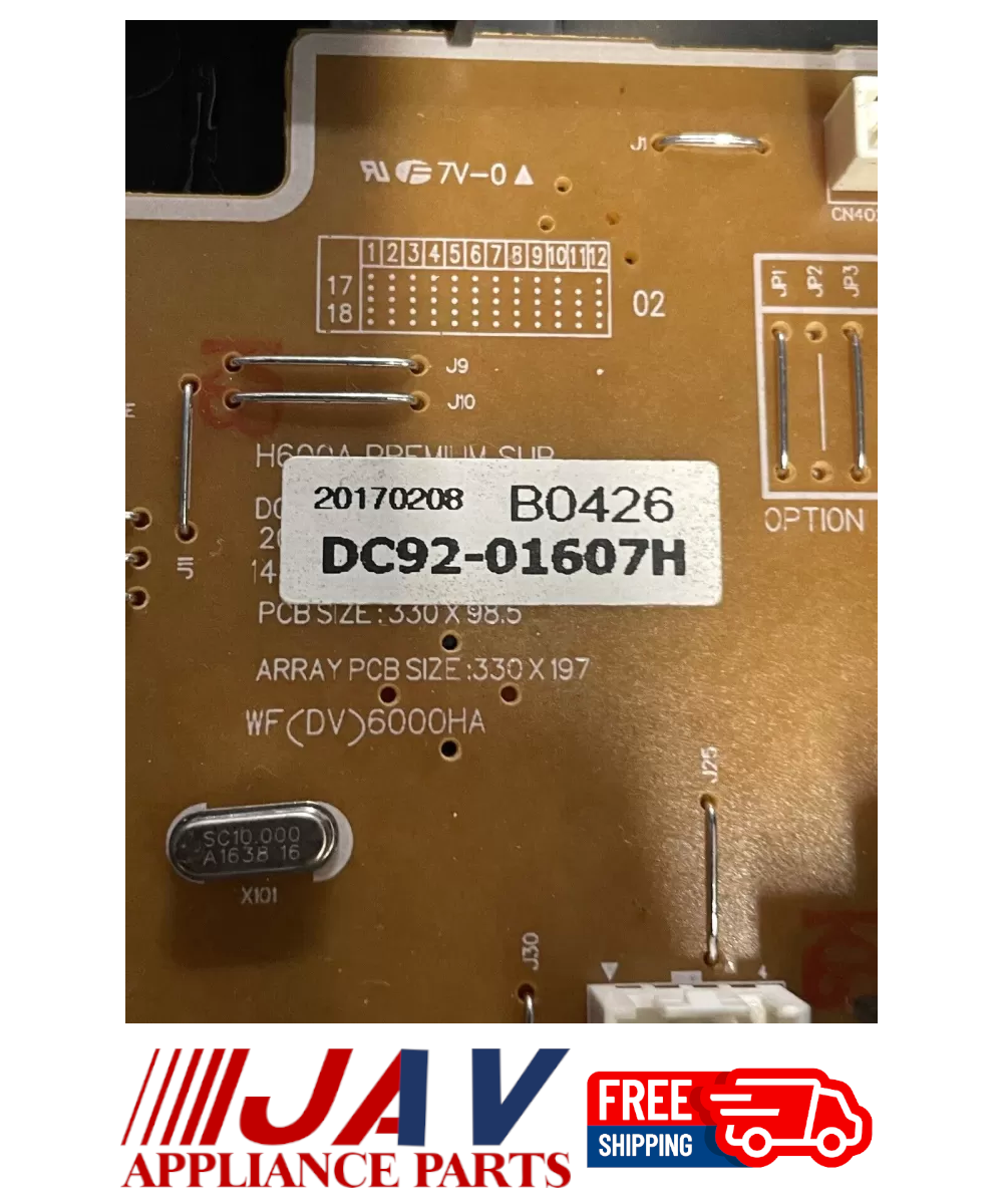 Samsung Washer User Interface INVREF# 827