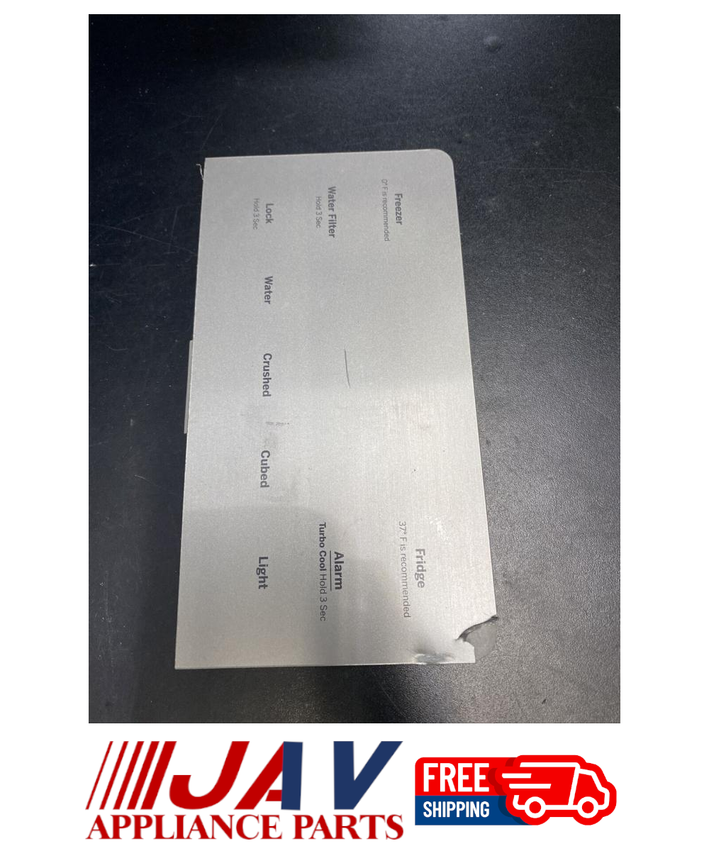 GE Refrigerator Control Panel INVREF# 1639