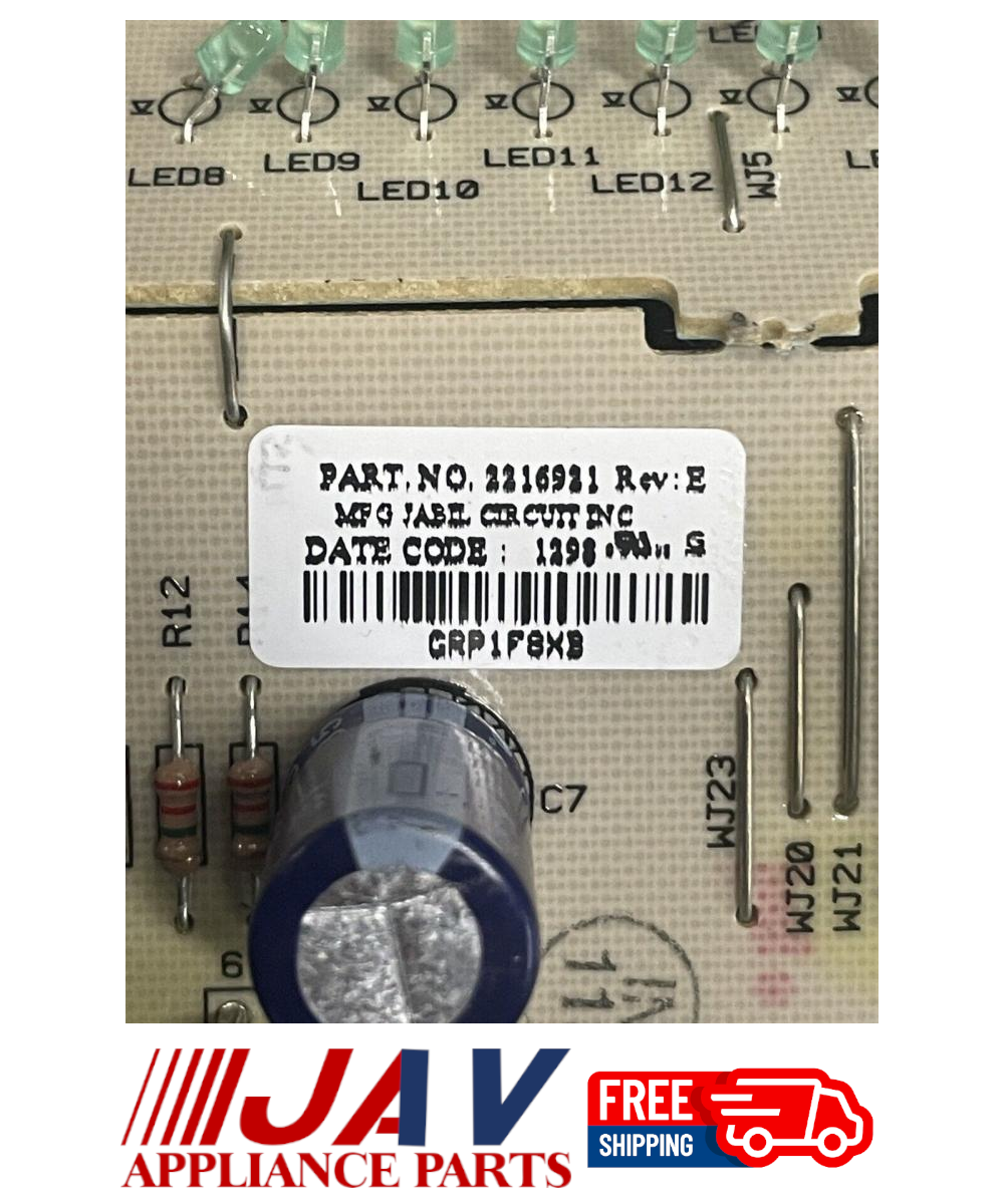 Kenmore Refrigerator Control Board INVREF# 1920