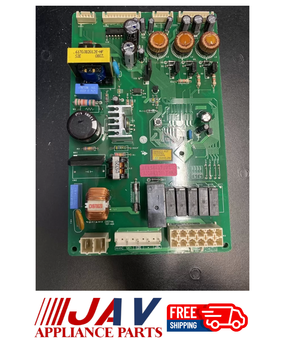 Kenmore LG Refrigerator Electronic Control Board INVREF# 1654