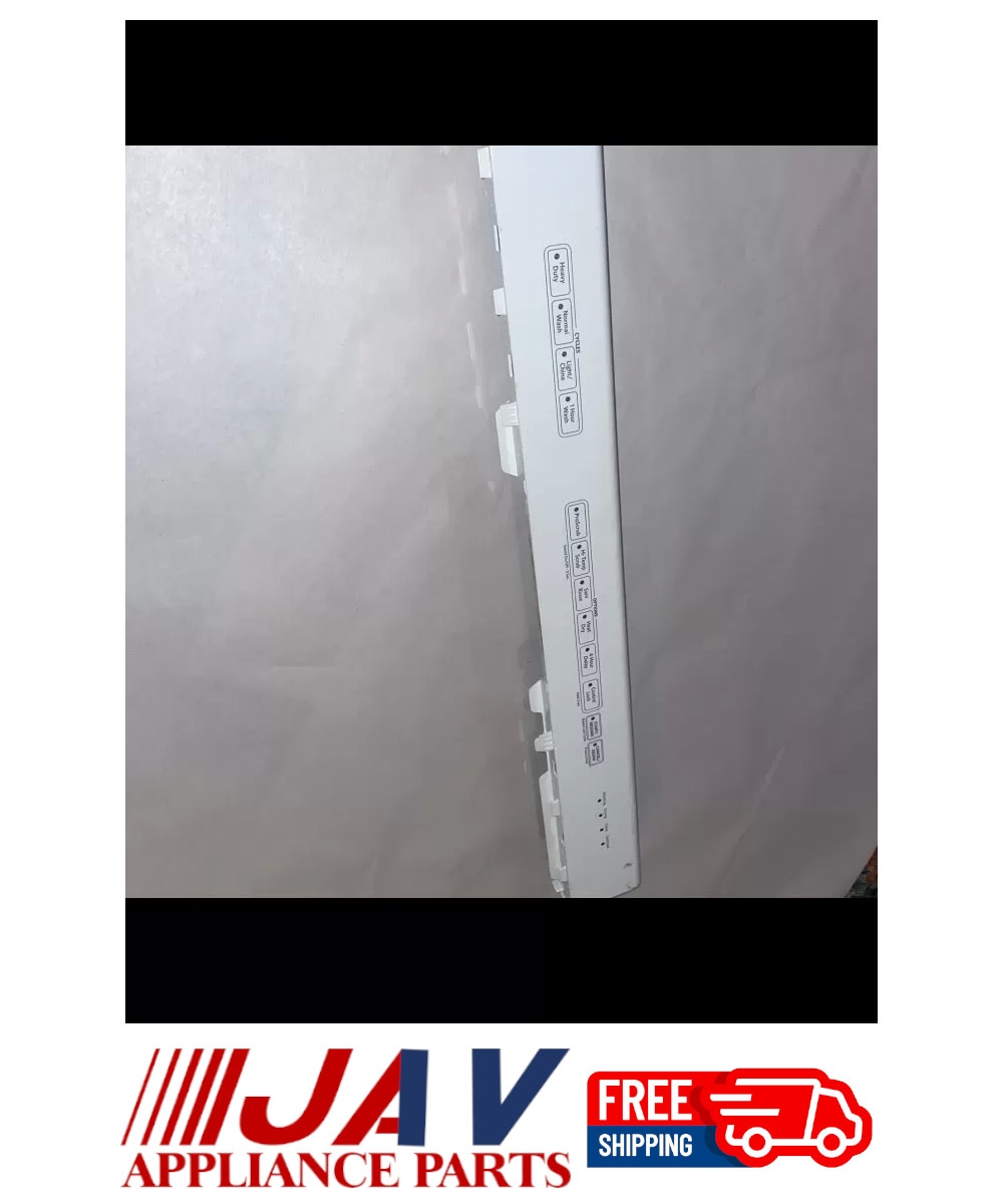 KitchenAid Touchpad Dishwasher Control Panel White INVREF# 2499