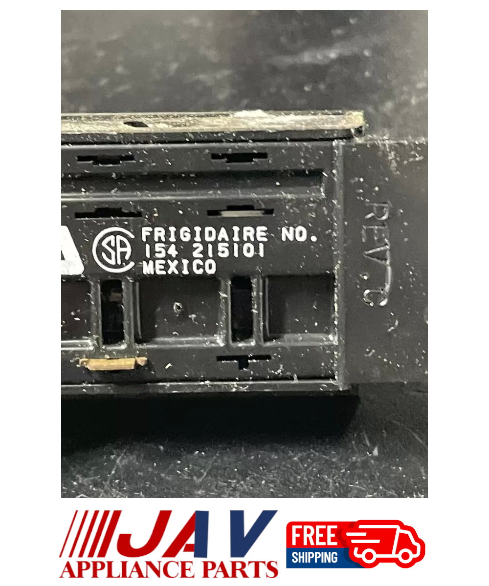Frigidaire Gibson Dishwasher Selector Switch Black INVREF# 2324
