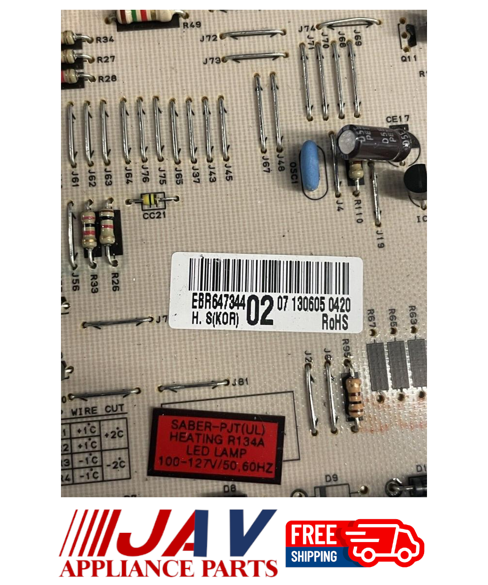 Kenmore LG Refrigerator Circuit Board INVREF# 1857