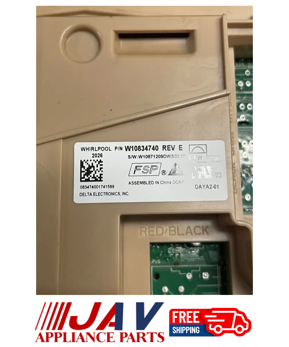 Whirlpool Dishwasher Control Board Assembly INVREF# 2437