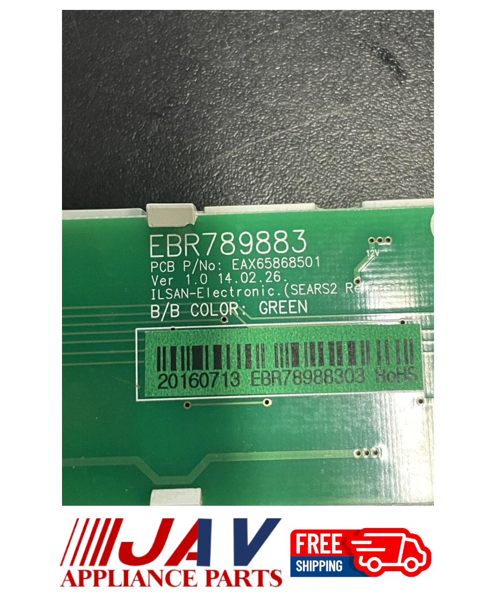 Elite Refrigerator Dispenser Display Control Board INVREF# 1867