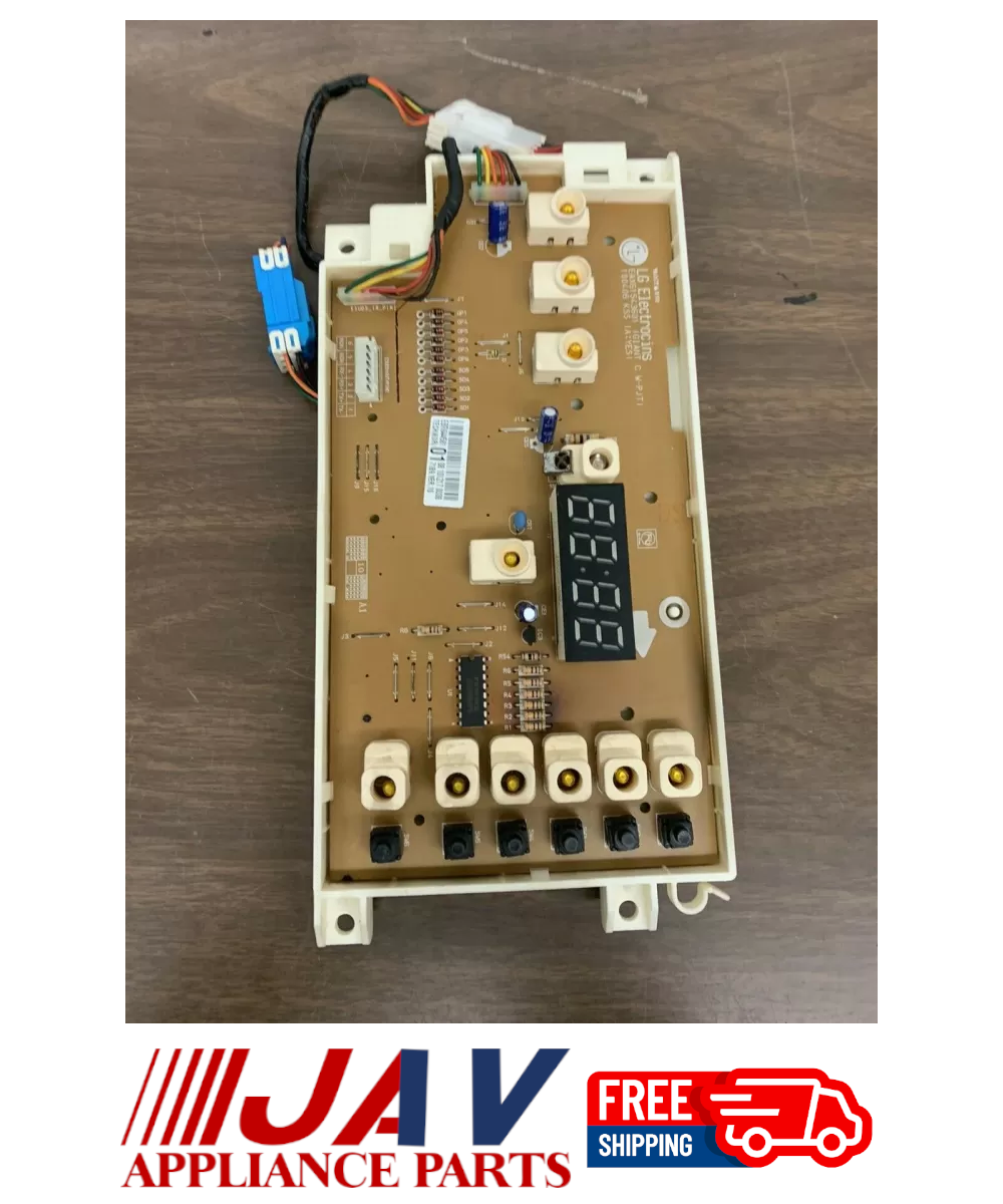 LG Dryer Display Pcb Assemblycontrol Board Pn: INVREF# 1008