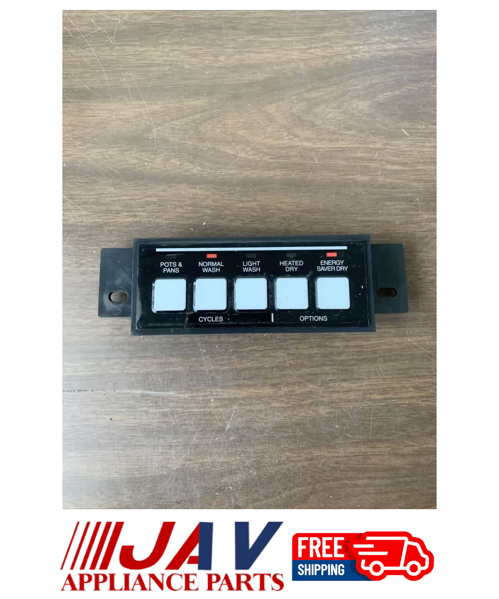 Roper Dishwasher Button Control Switch INVREF# 2255