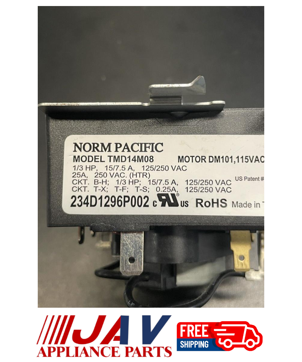 GE Hotpoint Dryer Timer INVREF# 1414