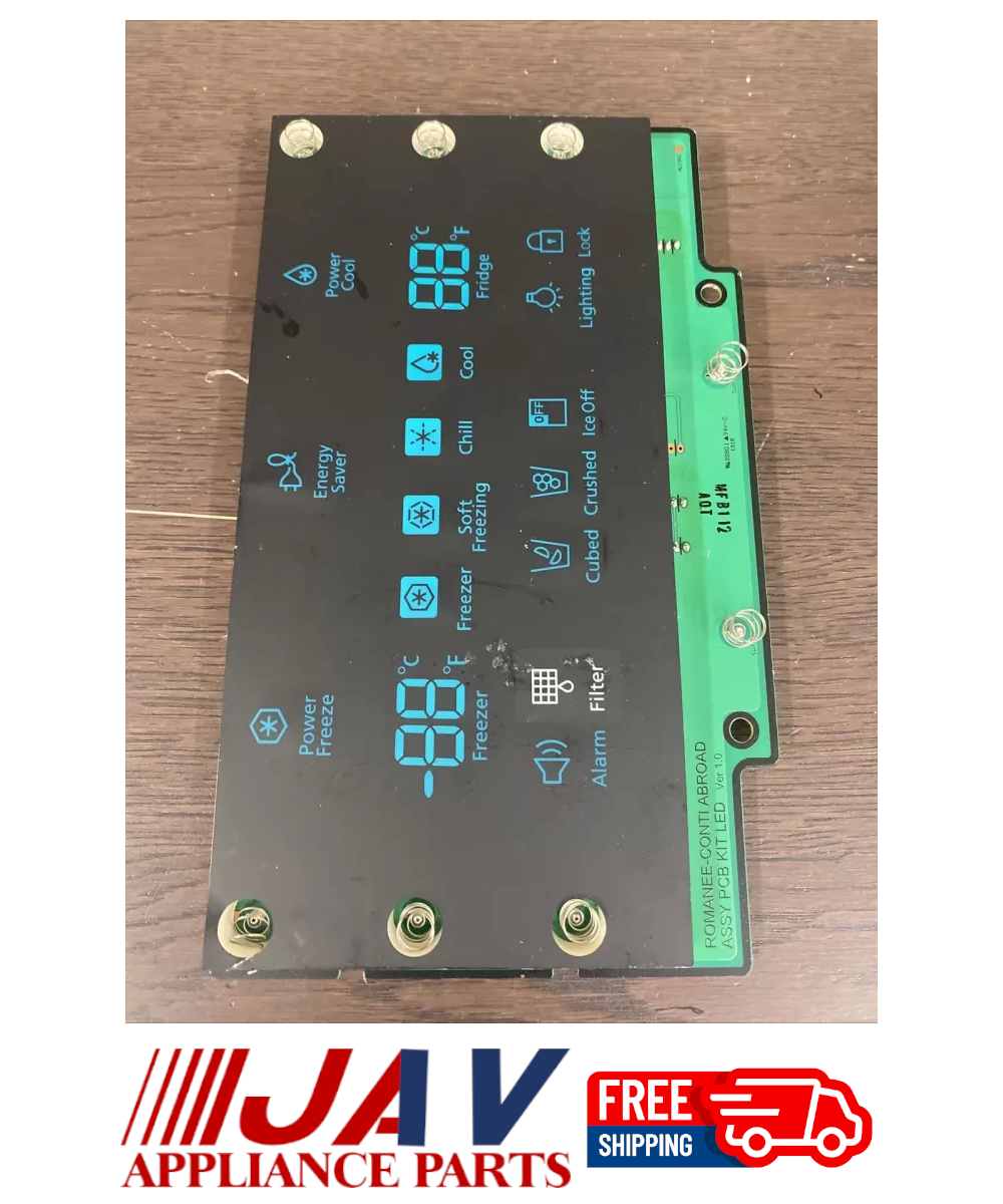Samsung Refrigerator Dispenser Control Board INVREF# 1636