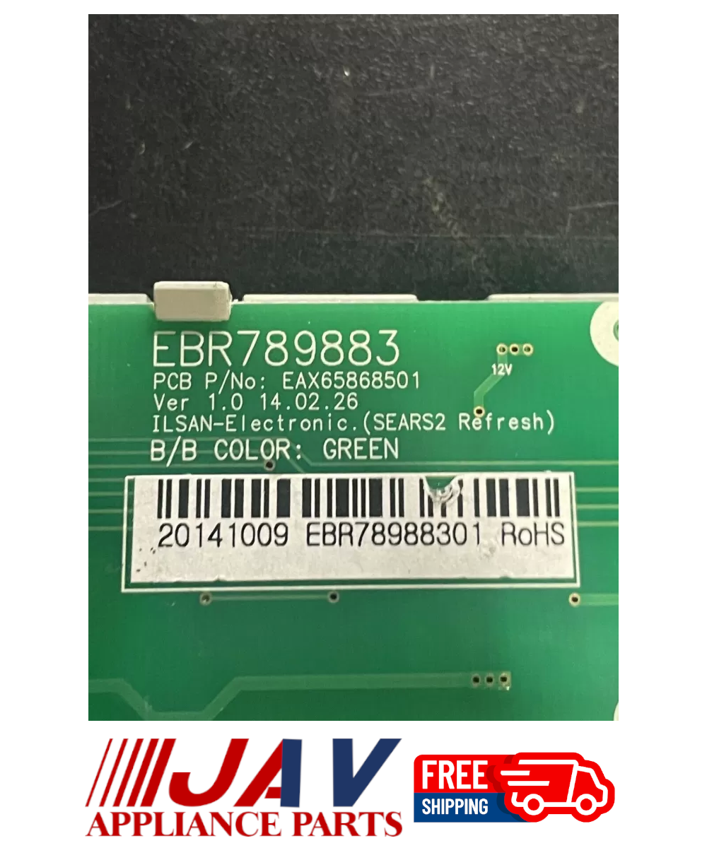 Kenmore Refrigerator Dispenser Display Control Board INVREF# 1821