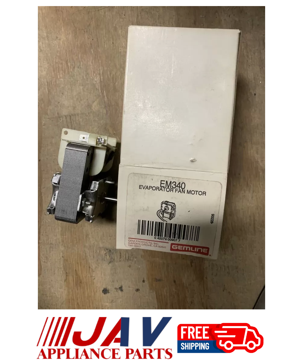 Gemline Refrigerator Evaporater Fan Motor INVREF# 1526