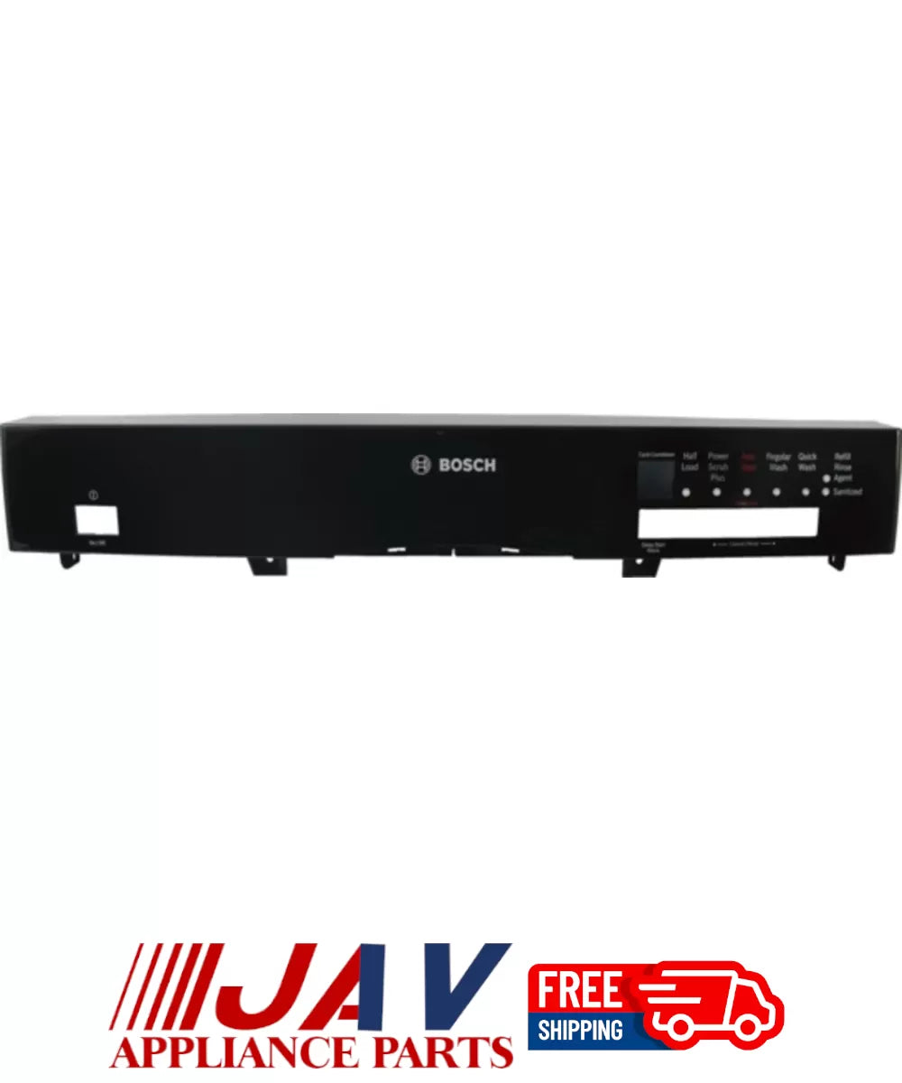 OEM Bosch Dishwasher Facia Panel - Black Inv# LR4847