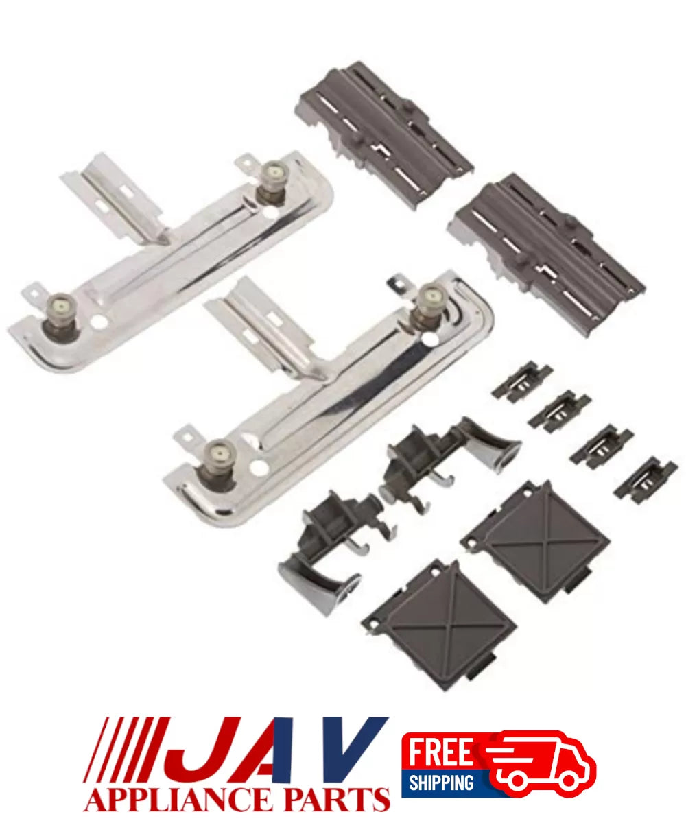 OEM Kenmore Dishwasher Complete Wheel And Arm Adjuster Kit Inv# LR4