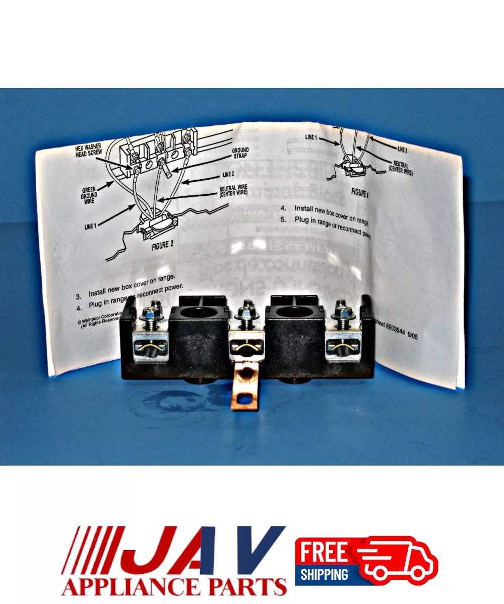 OEM Whirlpool Range Terminal Block Inv# LR318