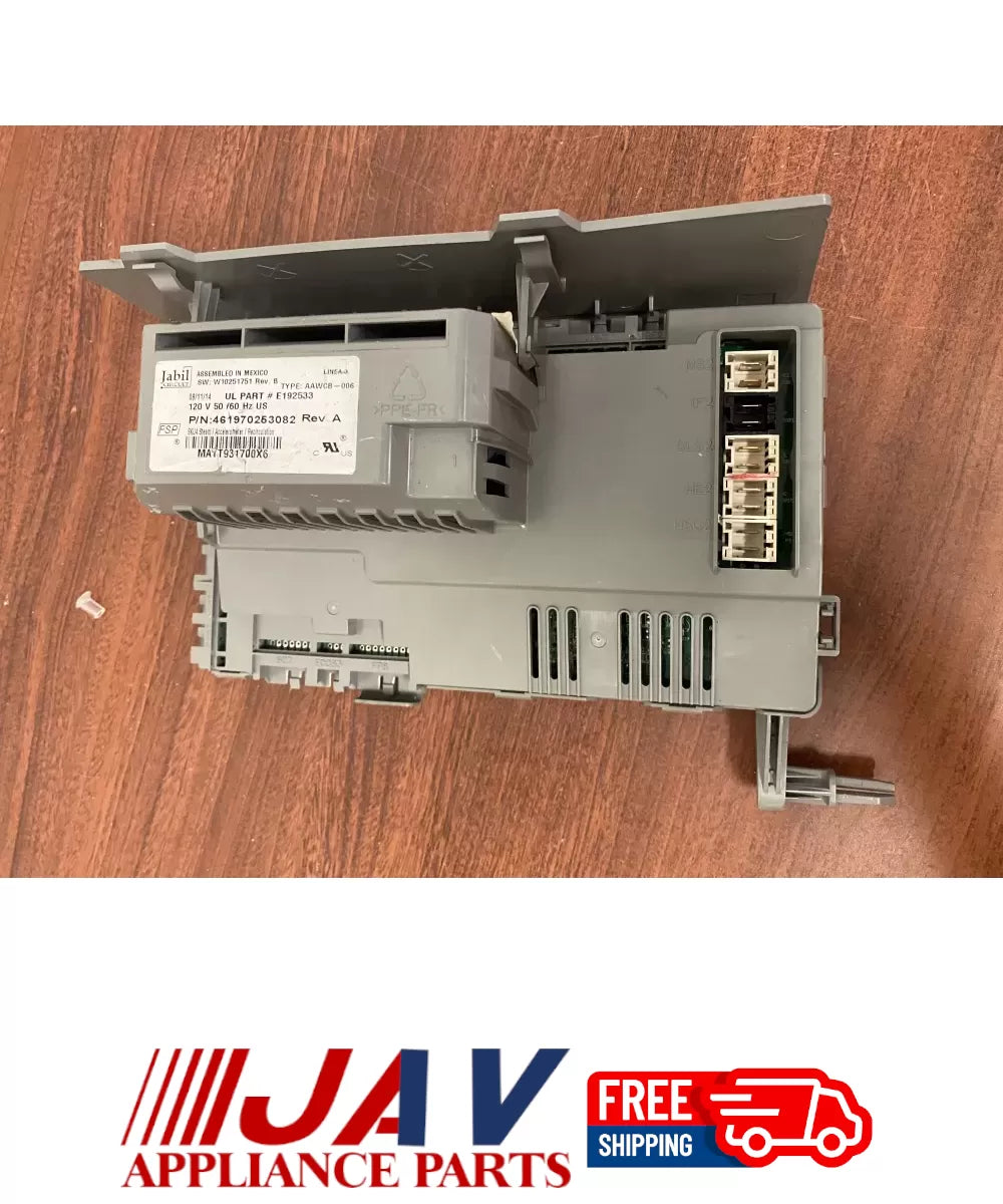 Whirlpool 461970253082 W10326991 Washer Control Board PID# 37951