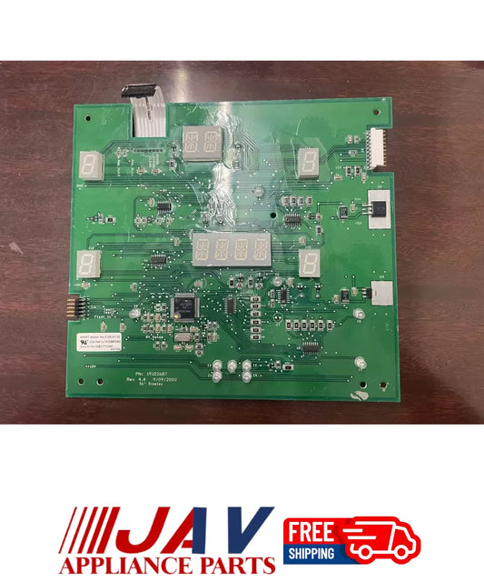 GE 191D2687G003 Wb27t10366 Oven Cooktop Control Board Display PID# 30101