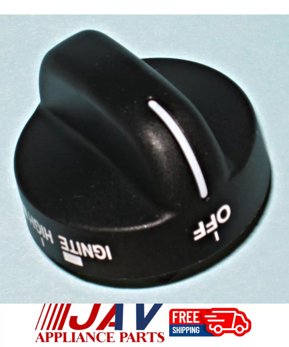OEM Whirlpool Range Control Knob Black Inv# LR416