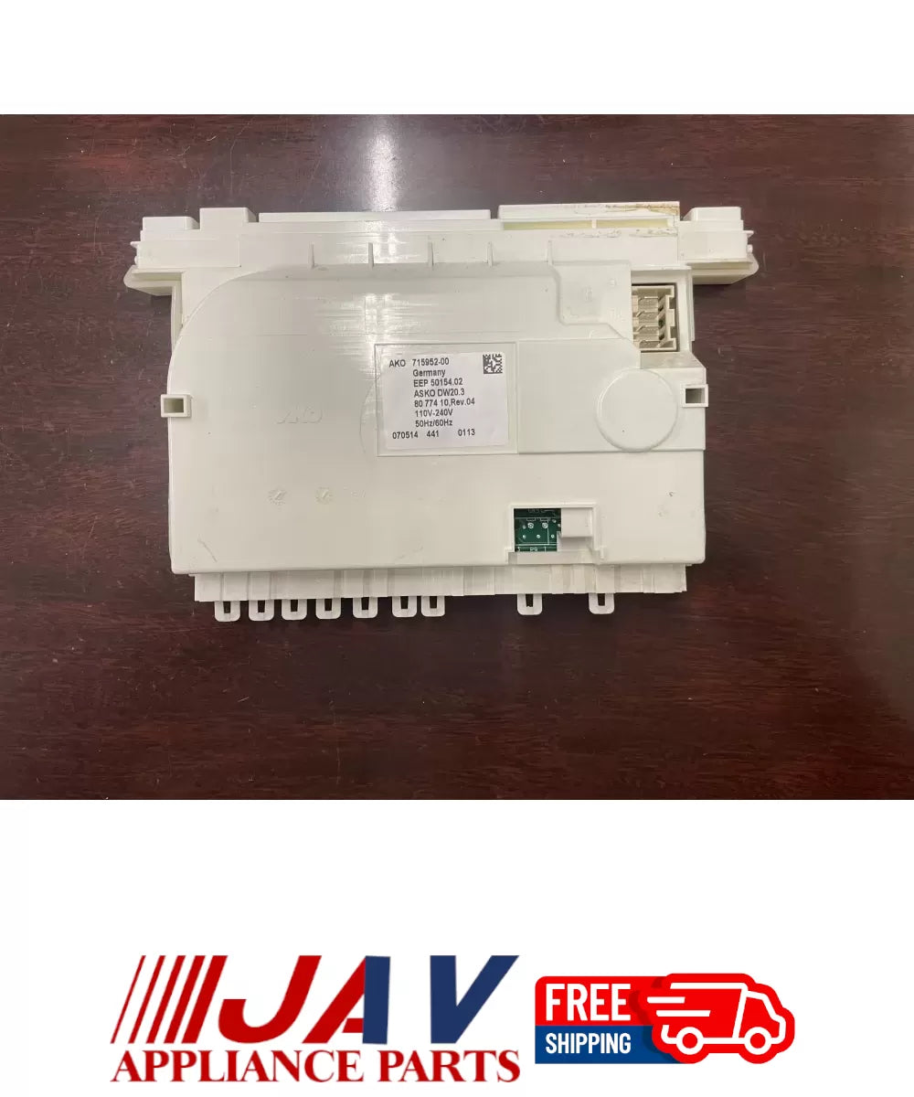 OEM Asko Viking Dishwasher DW20.3 main control board 445820 PID# 28392