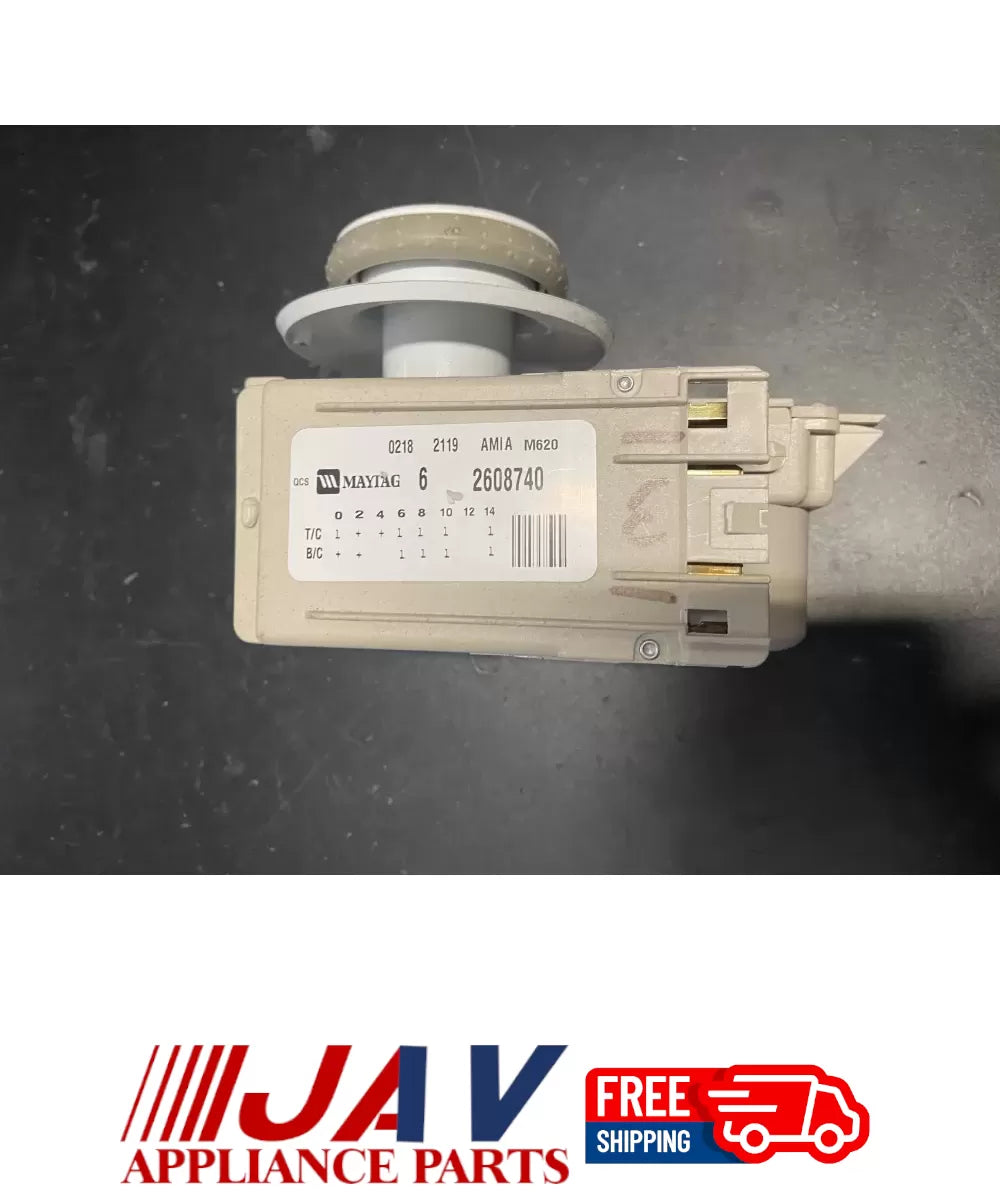 Maytag 62608740 6 2608740 2608740 22003499 Washer Timer PID# 16553