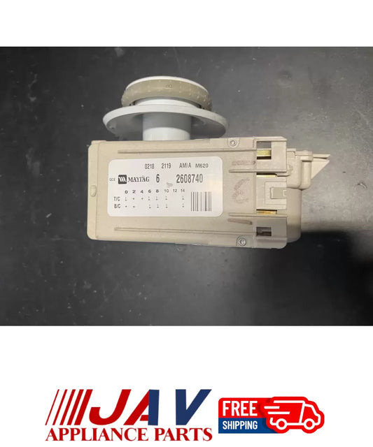Maytag 62608740 6 2608740 2608740 22003499 Washer Timer PID# 16553