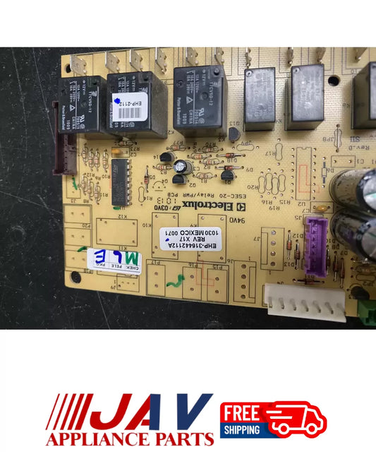 Electrolux 316442112A Range Oven Relay Control Board PID# 15393