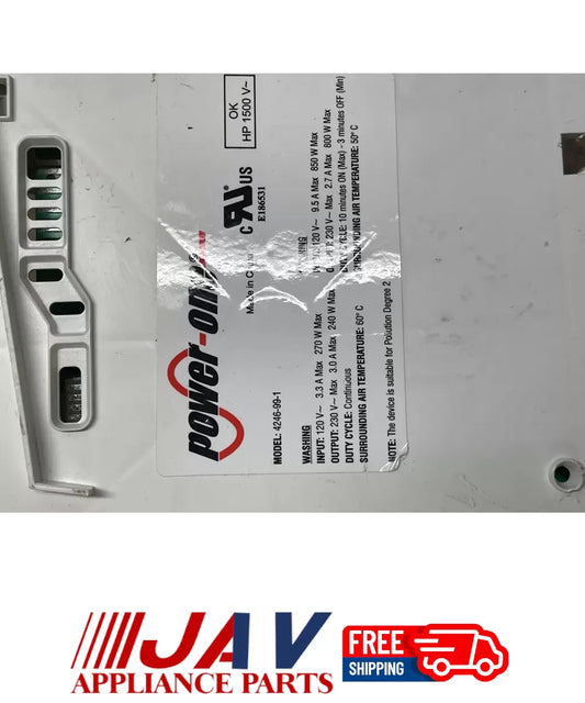 Frigidaire Kenmore Washer Control Board Main 4246-99-1 PID# 16821